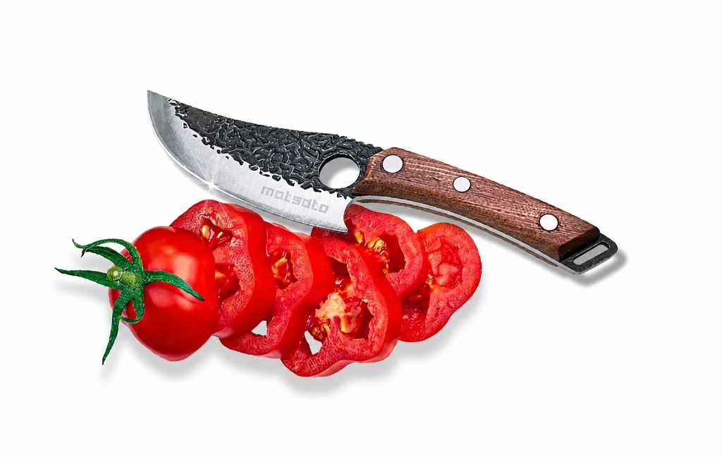 Matsato-kniv med tomat och paprika